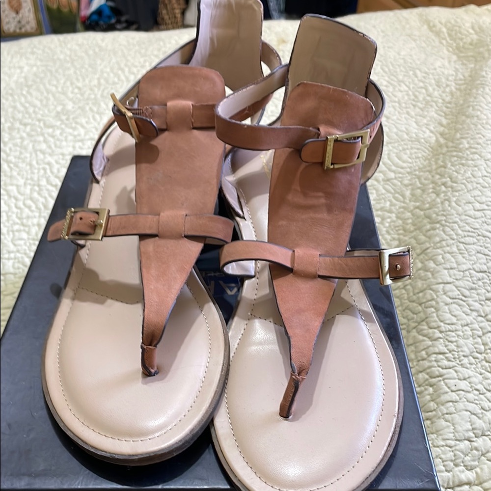 Charles David toe song gladiator style sandals